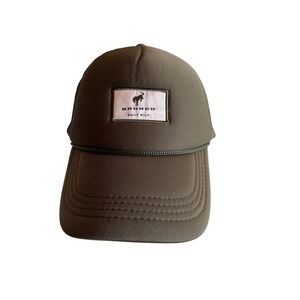Ford Bronco Trucker Hat Olive Green Built Wild Snapback Rope Foam Mesh Cap